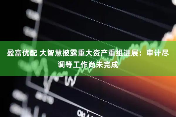 盈富优配 大智慧披露重大资产重组进展：审计尽调等工作尚未完成