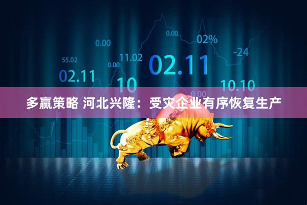 多赢策略 河北兴隆：受灾企业有序恢复生产